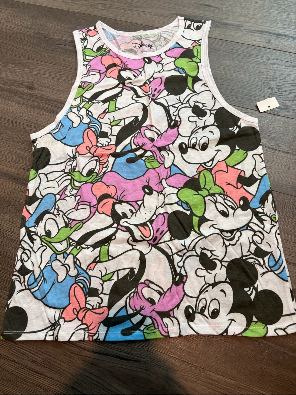 Juniors Disney Mickey Mouse Tank Top Size M 7-9